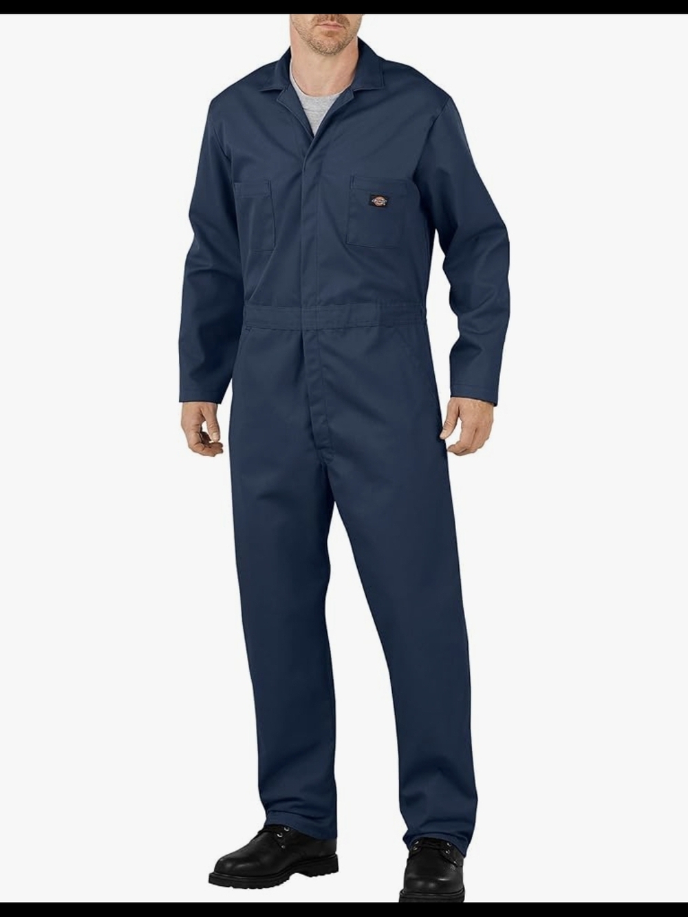 Dickies Dark Navy Men's Work Coverall Flex Jumpsuit Size Medium
